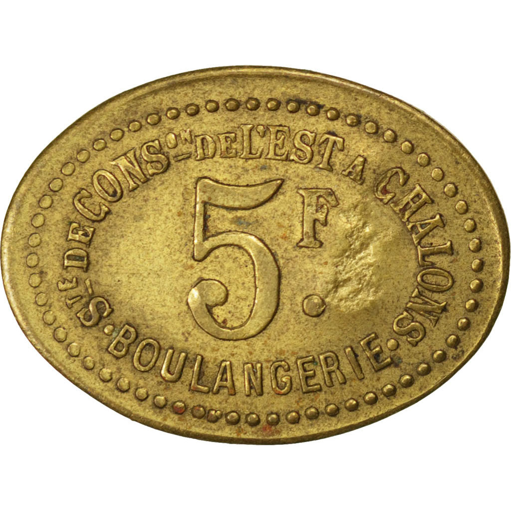 Coin, France, 5 Francs, EF(40-45), Brass, Elie:30.7