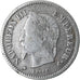 Moneda, Francia, Napoleon III, Napoléon III, 20 Centimes, 1867, Paris, BC+