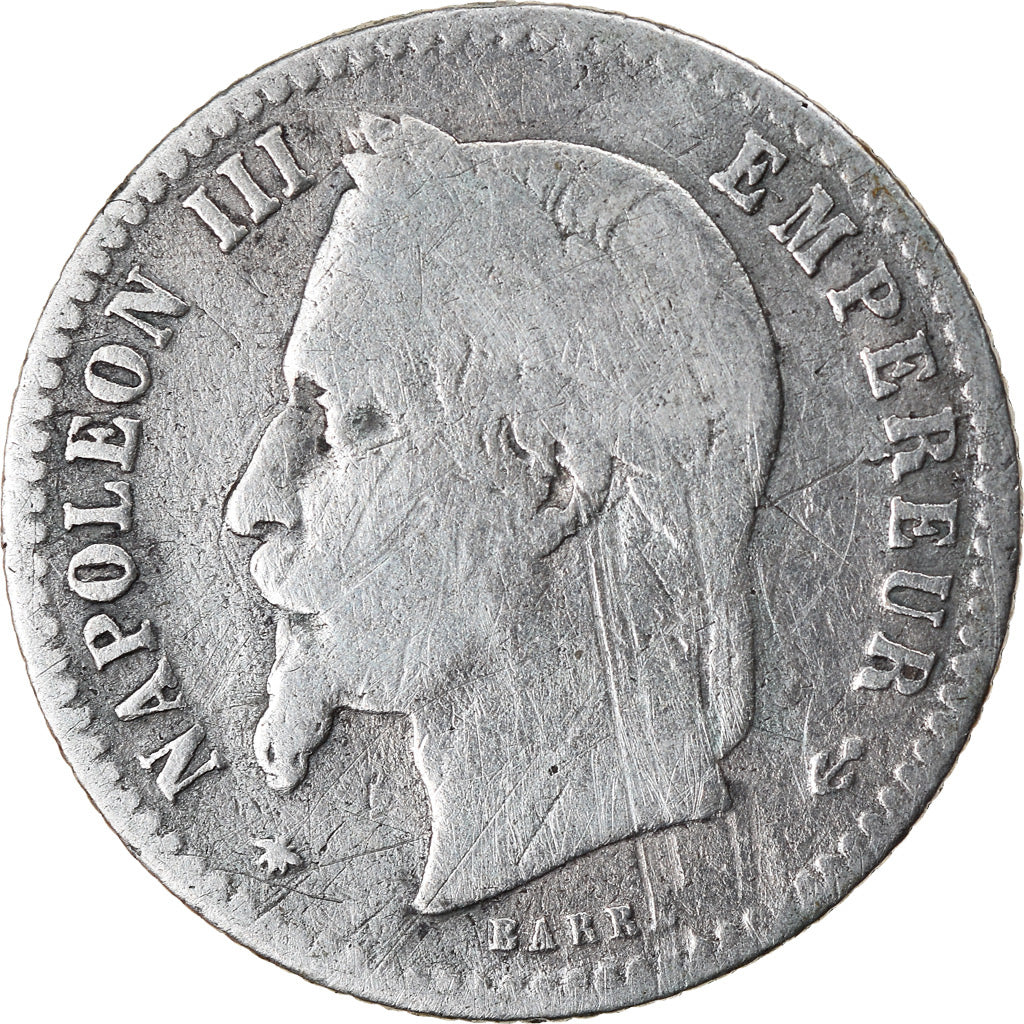 Moeda, França, Napoleon III, Napoléon III, 50 Centimes, 1867, Paris