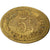 Coin, France, 5 Francs, EF(40-45), Brass, Elie:30.7