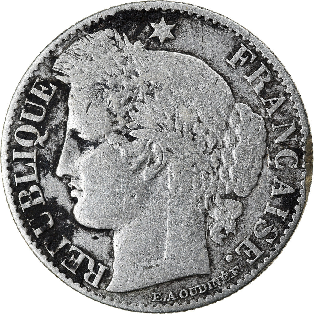 Coin, France, Cérès, 50 Centimes, 1895, Paris, VF(20-25), Silver, KM:834.1