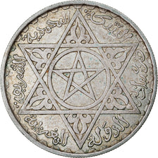 Coin, Morocco, Mohammed V, 200 Francs, 1953, Paris, EF(40-45), Silver, KM:53