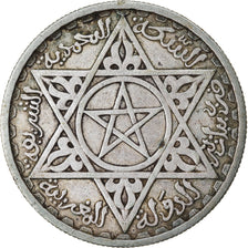 Coin, Morocco, Mohammed V, 100 Francs, 1953, Paris, EF(40-45), Silver, KM:52