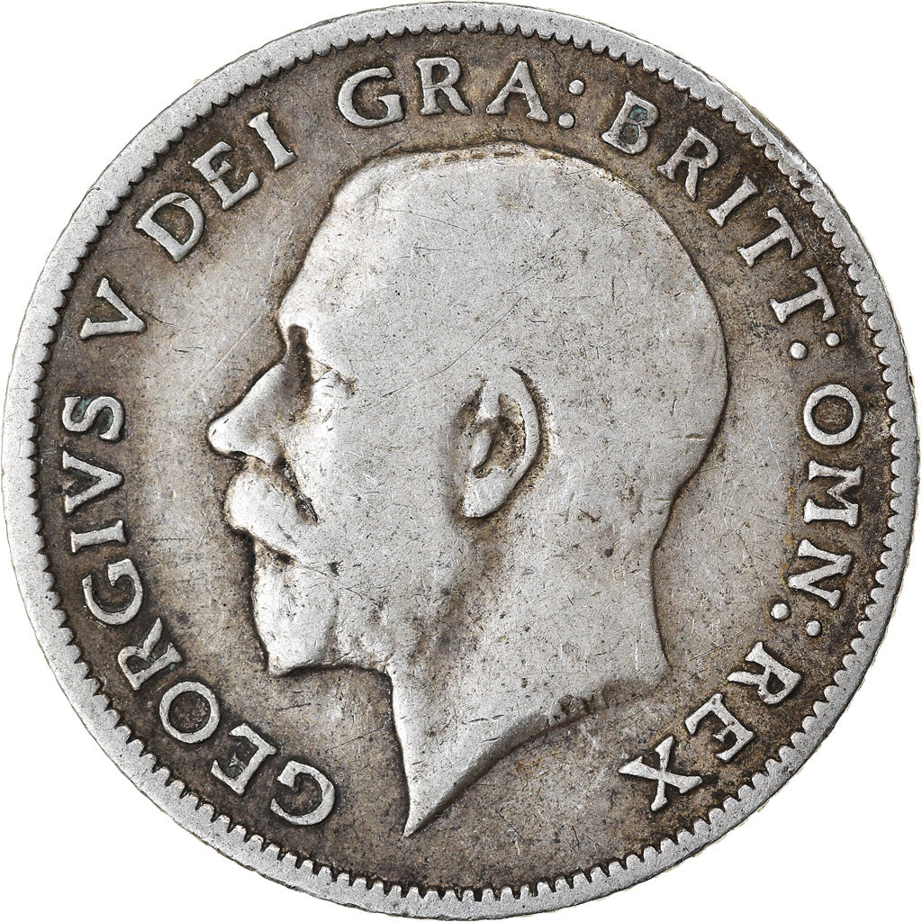 Coin, Great Britain, George V, 6 Pence, 1911, VF(30-35), Silver, KM:815
