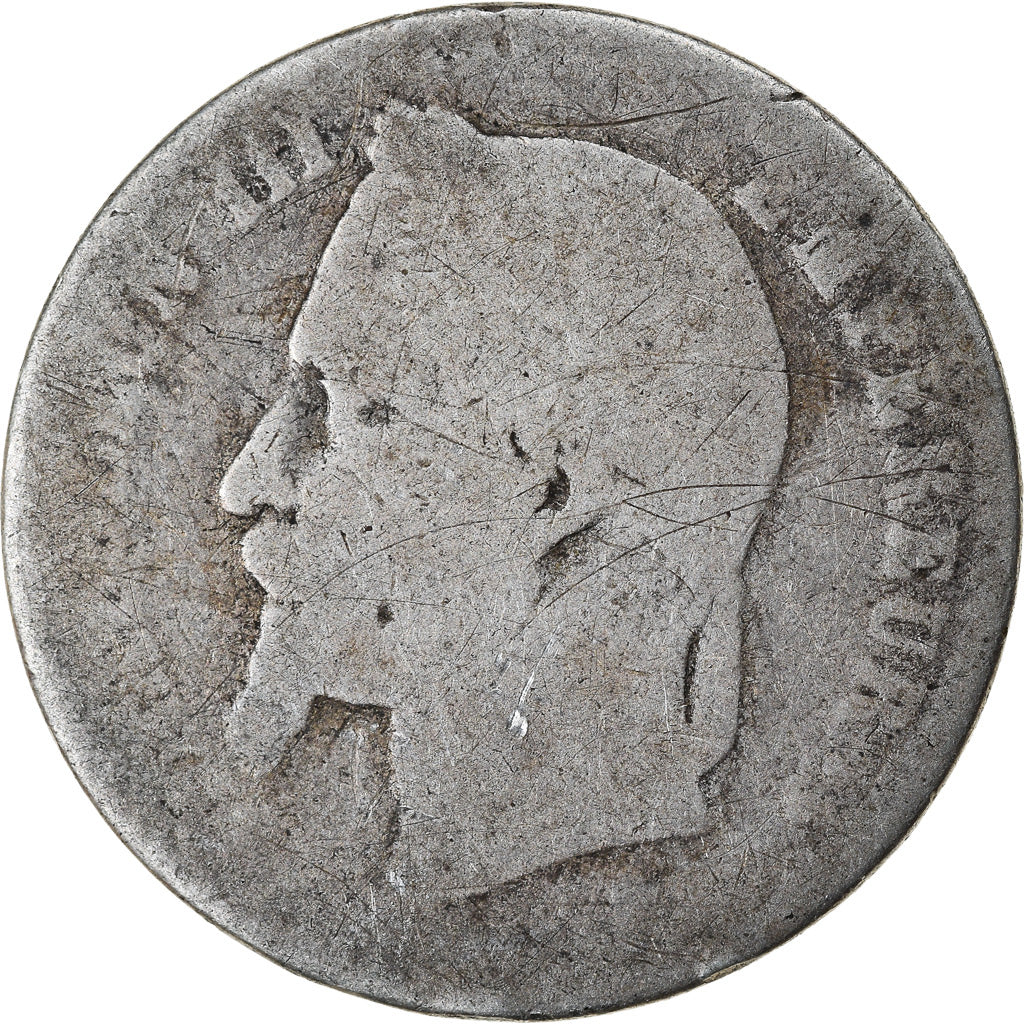 Coin, France, Napoleon III, Napoléon III, 50 Centimes, 1866, Strasbourg
