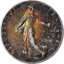 Moneta, Francia, Semeuse, 50 Centimes, 1912, Paris, BB+, Argento, KM:854