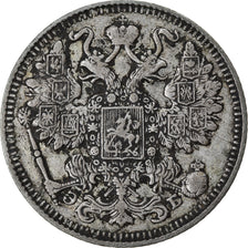 Coin, Russia, Nicholas II, 15 Kopeks, 1909, Saint-Petersburg, EF(40-45), Silver