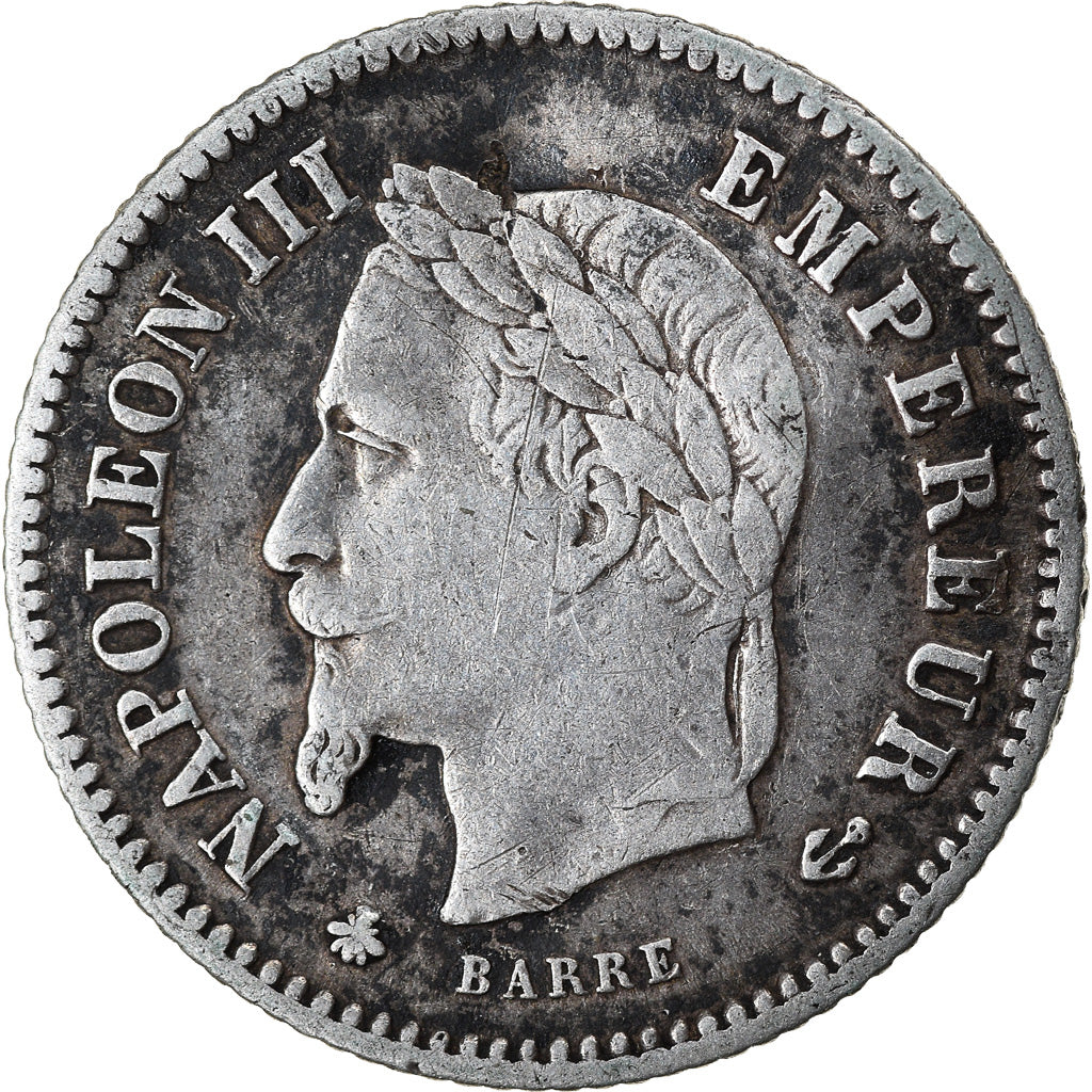 Coin, France, Napoleon III, Napoléon III, 20 Centimes, 1867, Paris, EF(40-45)