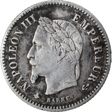 Coin, France, Napoleon III, Napoléon III, 20 Centimes, 1867, Paris, EF(40-45)