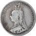 Coin, Great Britain, Victoria, 3 Pence, 1892, VF(30-35), Silver, KM:758