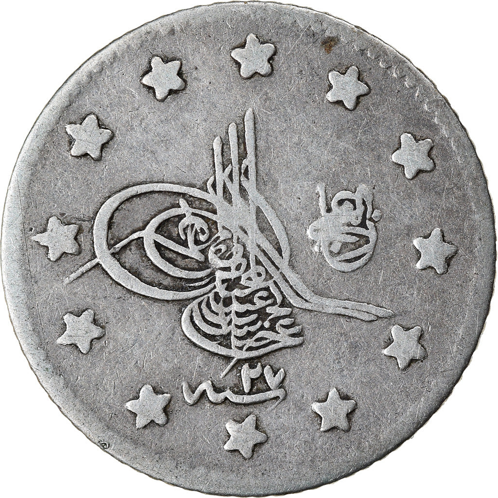 Coin, Turkey, Abdul Hamid II, Kurush, 1901 (AH 1293/27), Qustantiniyah