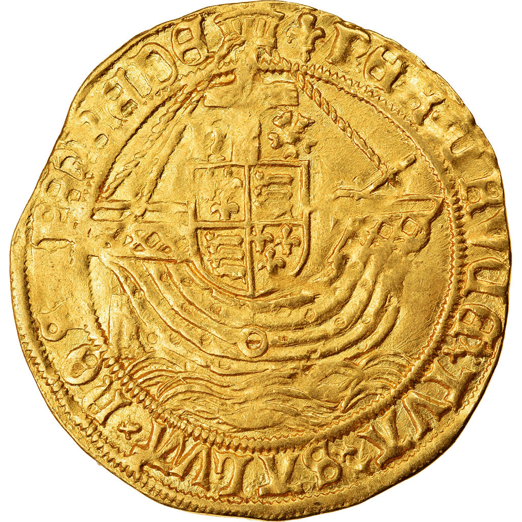 Munten, Groot Bretagne, Henry VIII, Gold Angel, London, ZF+, Goud, Spink:2299