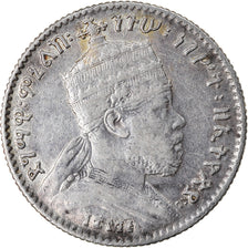 Münze, Äthiopien, Menelik II, Gersh, 1895 (1902-03), SS+, Silber, KM:12