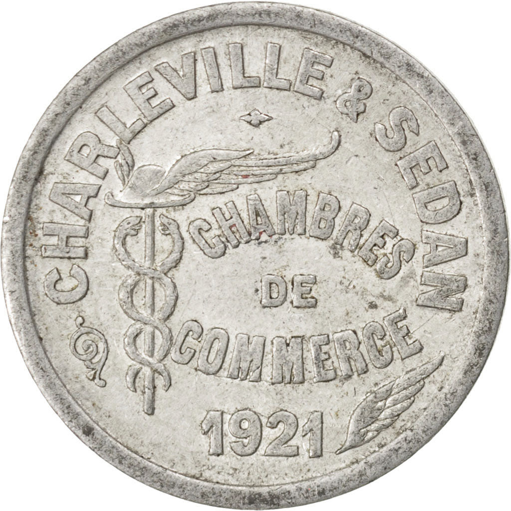 France, 10 Centimes, 1921, EF(40-45), Aluminium, Elie #10.2, 1.52