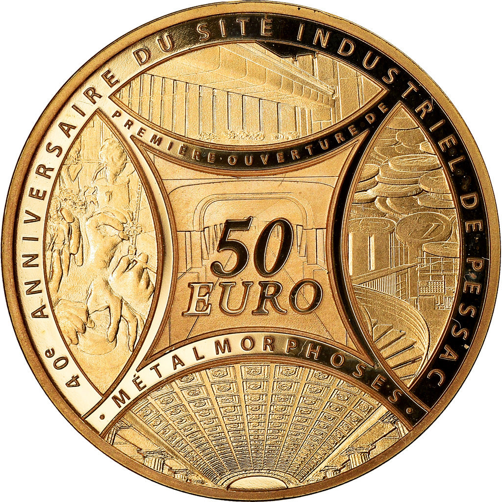 Francia, 50 Euro, Semeuse, Pessac, 2013, 1/4 Oz, FDC, Oro