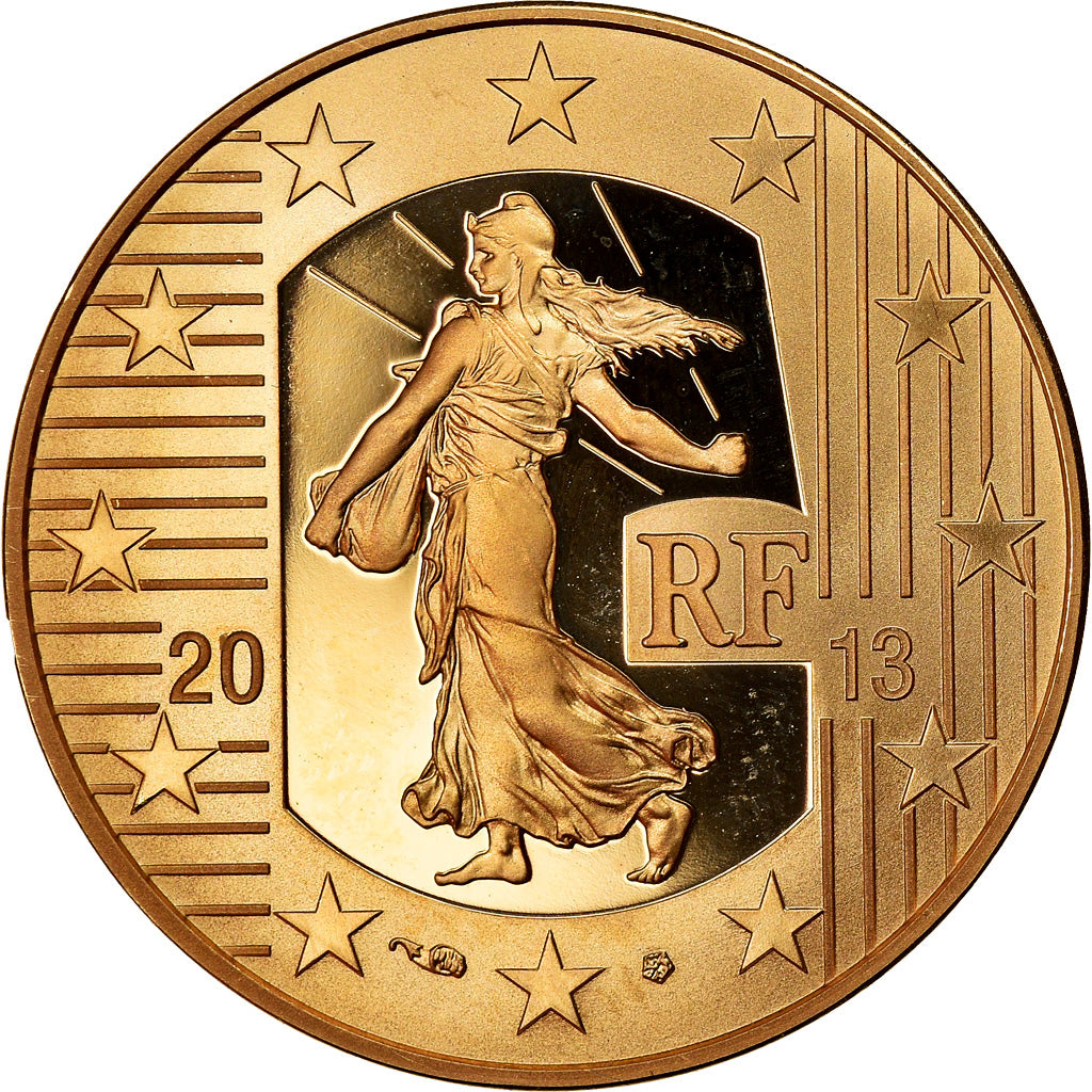 Francia, 50 Euro, Semeuse, Pessac, 2013, 1/4 Oz, FDC, Oro