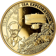 Belgium, 50 Euro, 2011, DISCOVERY OF THE SOUTH POLE, MS(65-70), Gold, KM:310