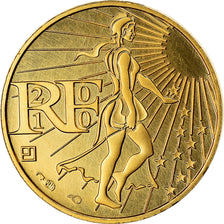 France, 100 Euro, 2010, MS(64), Gold, KM:1536