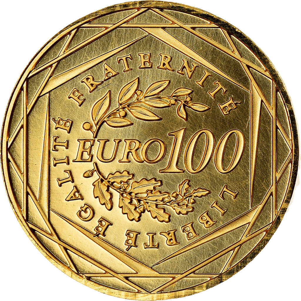 France, 100 Euro, 2010, MS(64), Gold, KM:1536