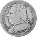 Moneda, Francia, Louis XVIII, Louis XVIII, 5 Francs, 1814, Lyon, BC+, Plata
