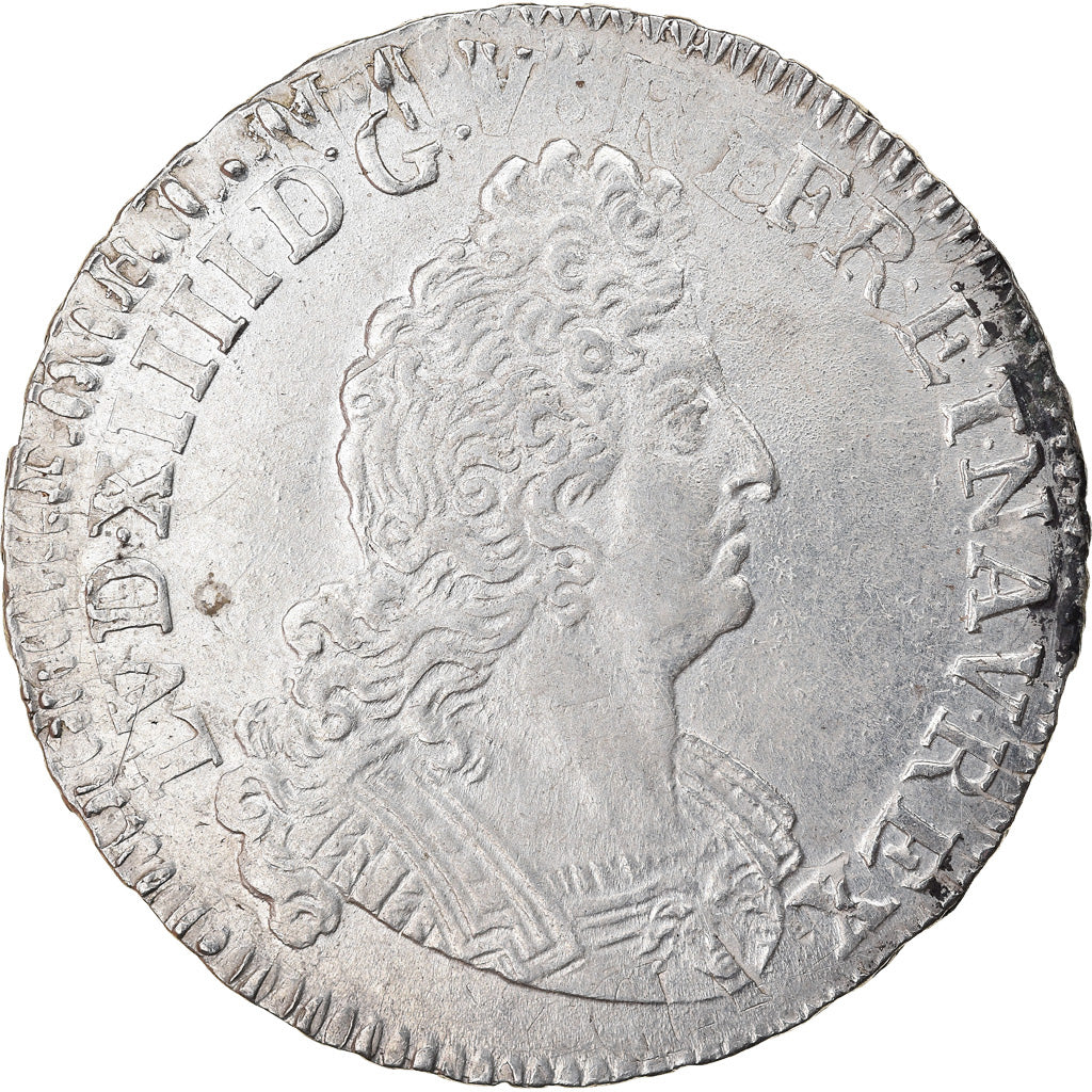 Moneta, Francja, Louis XIV, 1/2 Écu aux 8L 2e type, 1/2 ECU, 45 Sols, 1704