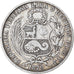 Moneda, Perú, SOUTH PERU, Sol, 1870, Lima, MBC, Plata, KM:196.3