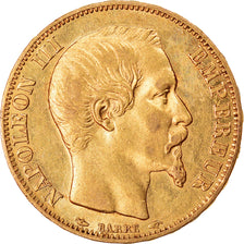 Moneda, Francia, Napoleon III, Napoléon III, 20 Francs, 1854, Paris, EBC, Oro