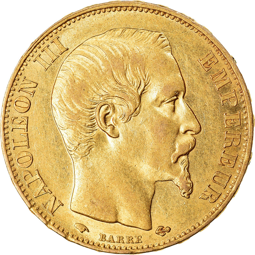 Moneda, Francia, Napoleon III, Napoléon III, 20 Francs, 1857, Paris, EBC, Oro