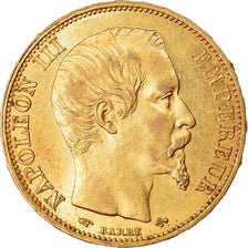 Munten, Frankrijk, Napoleon III, Napoléon III, 20 Francs, 1858, Paris, PR
