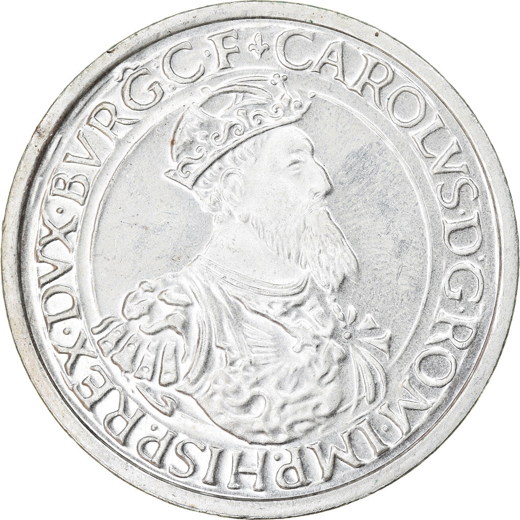 Moneta, Belgia, 5 Ecu, 1987, MS(64), Srebro, KM:166