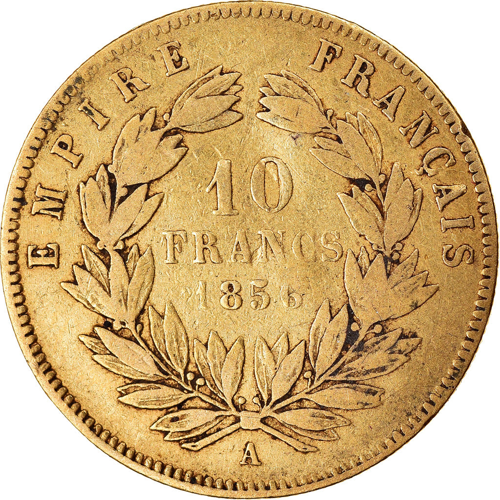 Munten, Frankrijk, Napoleon III, Napoléon III, 10 Francs, 1856, Paris, FR
