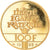 Moneta, Francja, 100 Francs, 1988, Proof, MS(65-70), Złoto, KM:966b