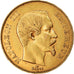 Coin, France, Napoleon III, 50 Francs, 1856, Paris, AU(55-58), Gold, KM:785.1
