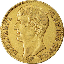 Moeda, França, Napoléon I, 40 Francs, An 12 (1804), Paris, EF(40-45), Dourado