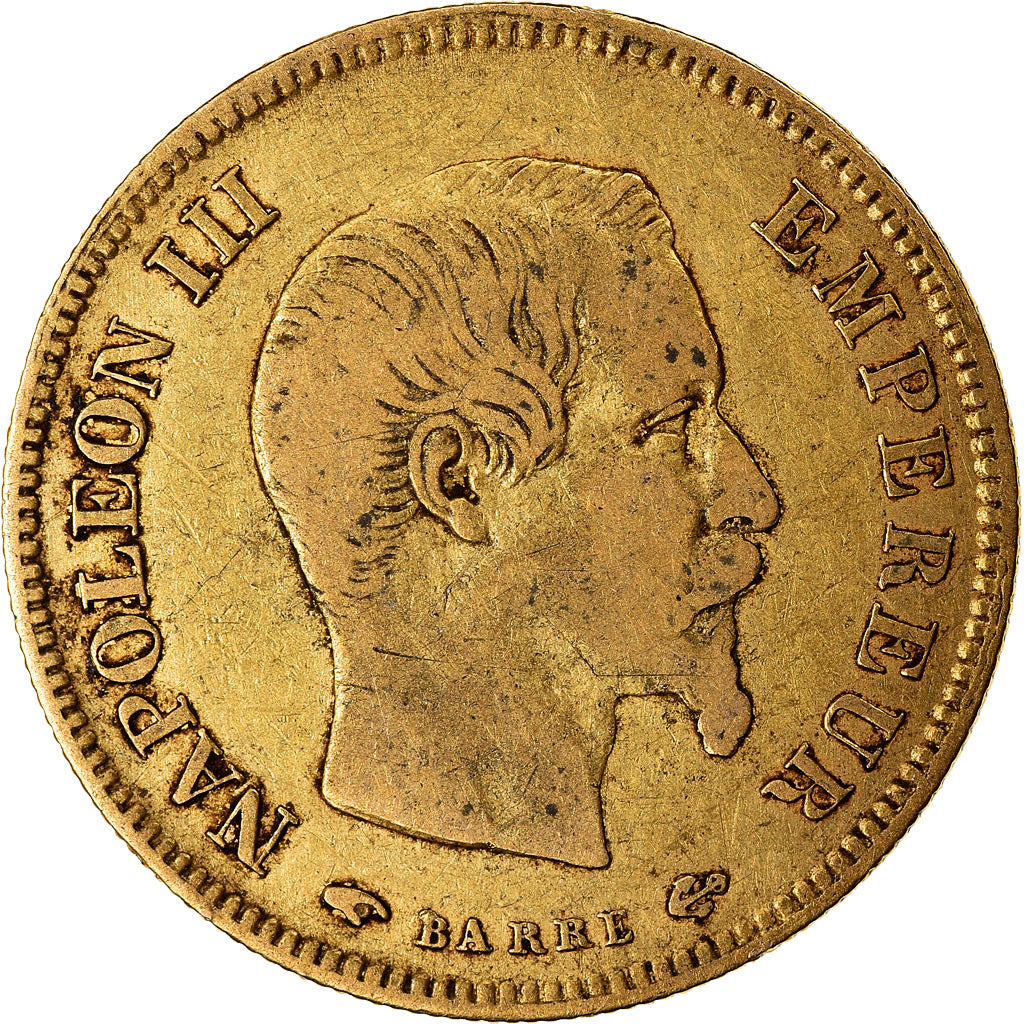 Monnaie, France, Napoleon III, Napoléon III, 10 Francs, 1858, Paris, TB+, Or