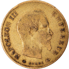 Moeda, França, Napoleon III, Napoléon III, 10 Francs, 1859, Strasbourg