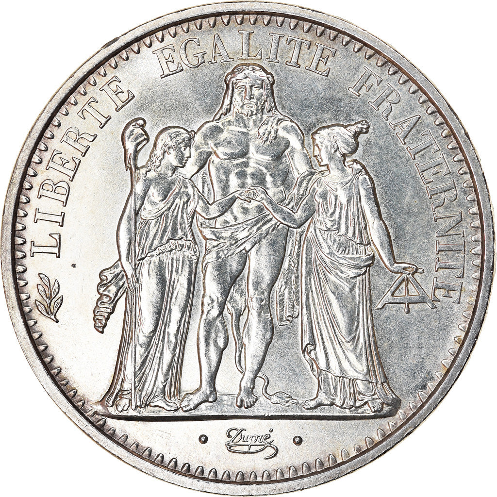 Coin, France, Hercule, 10 Francs, 1972, Paris, AU(55-58), Silver, KM:932