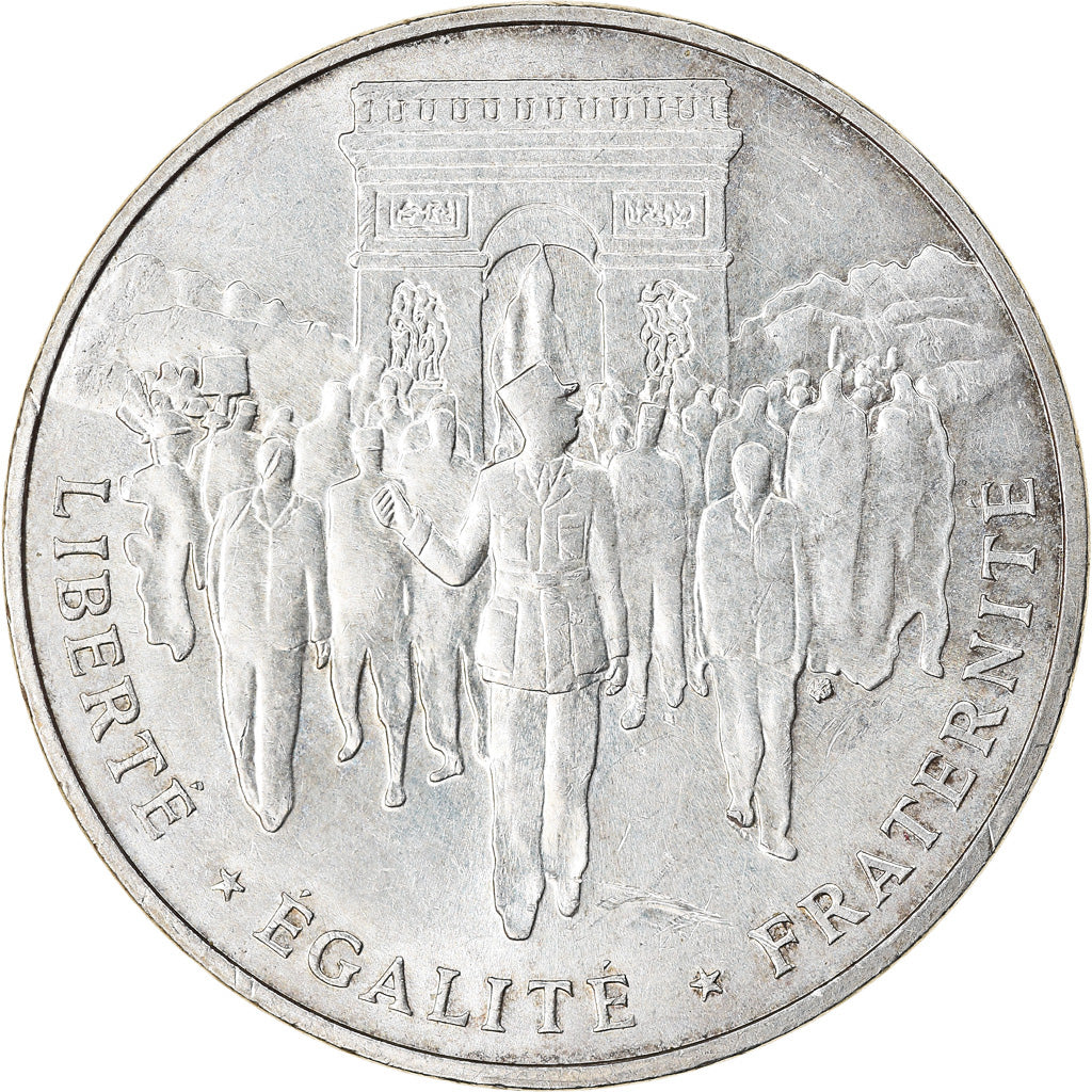 Coin, France, Libération de Paris, 100 Francs, 1994, AU(55-58), Silver