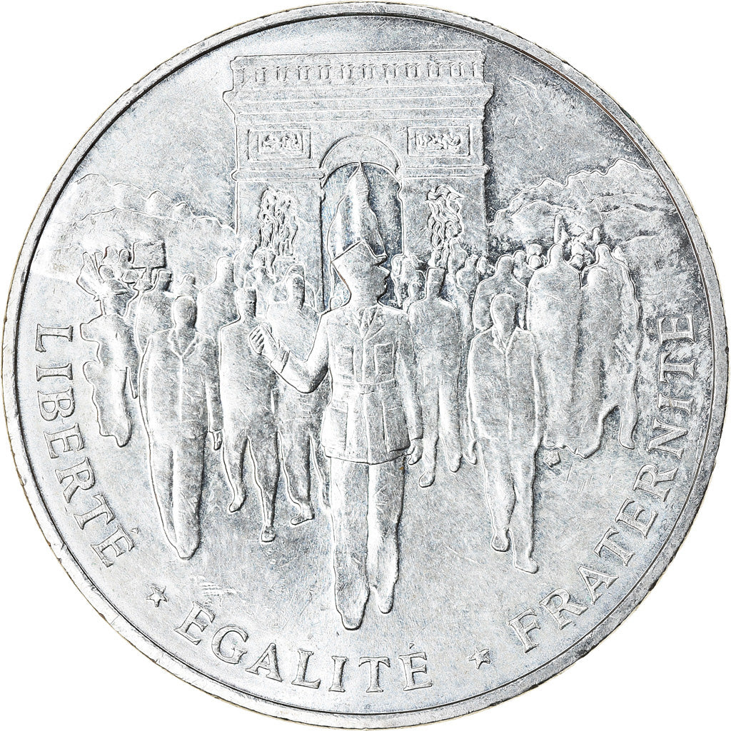 Coin, France, Libération de Paris, 100 Francs, 1994, MS(60-62), Silver