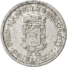 France, 25 Centimes, 1922, VF(30-35), Aluminium, Elie #10.3, 2.07
