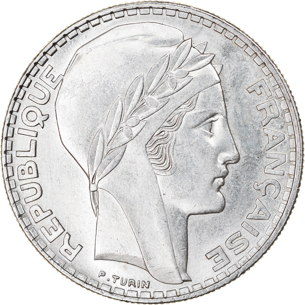 Coin, France, Turin, 20 Francs, 1938, Paris, MS(60-62), Silver, KM:879