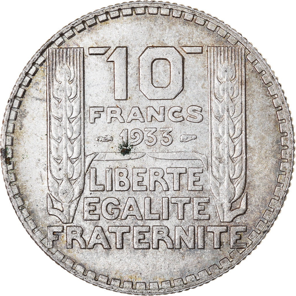 Coin, France, Turin, 10 Francs, 1933, Paris, AU(55-58), Silver, KM:878