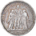 Coin, France, Hercule, 5 Francs, 1849, Strasbourg, VF(30-35), Silver, KM:756.2