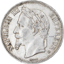 Coin, France, Napoléon III, 5 Francs, 1869, Strasbourg, EF(40-45), Silver