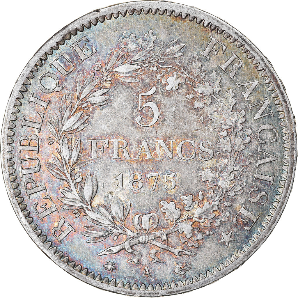 Coin, France, Hercule, 5 Francs, 1873, Paris, AU(55-58), Silver, KM:820.1