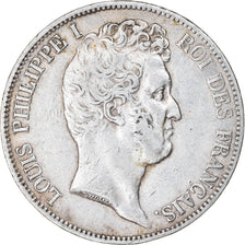 Coin, France, Louis-Philippe, 5 Francs, 1831, Rouen, EF(40-45), Silver