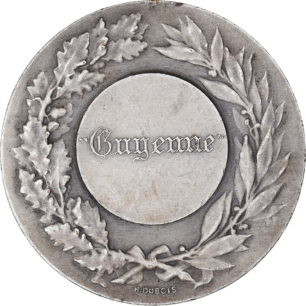 France, Medal, Guyenne, Arts & Culture, Brenet, AU(50-53), Silvered bronze