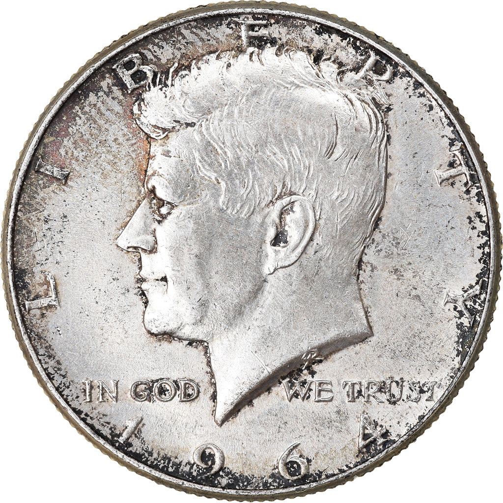 Coin, United States, Kennedy Half Dollar, Half Dollar, 1964, U.S. Mint