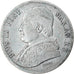 Munten, Italiaanse staten, PAPAL STATES, Pius IX, 20 Baiocchi, 1865, Roma, FR
