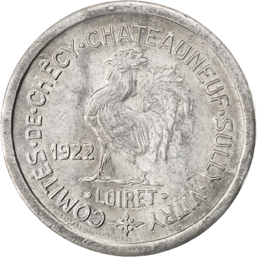 Coin, France, 5 Centimes, 1922, AU(50-53), Aluminium, Elie:10.1
